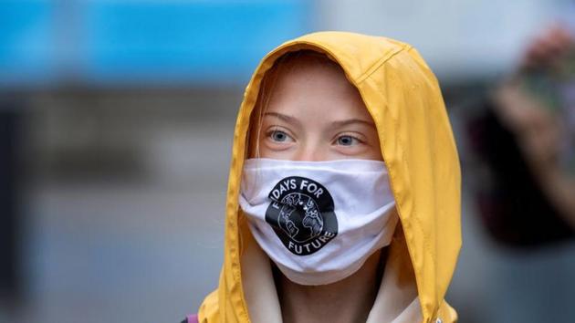 Swedish climate activist Greta Thunberg.(via Reuters)