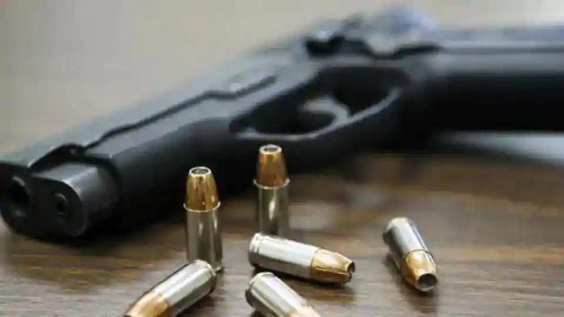 The shooting took place in the presence of the sub-divisional magistrate (SDM) and the circle officer in the panchayat bhavan at Durjanpur village of Ballia district in eastern Uttar Pradesh.(File photo for representation)