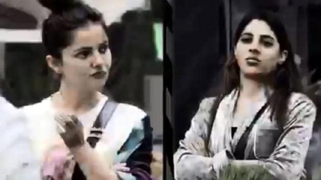 Bigg Boss 14: Rubina Dilaik and Nikki Tamboli fight over house work in new promo. Bigg Boss 14: Rubina Dilaik and Nikki Tamboli fight over house work in new promo.