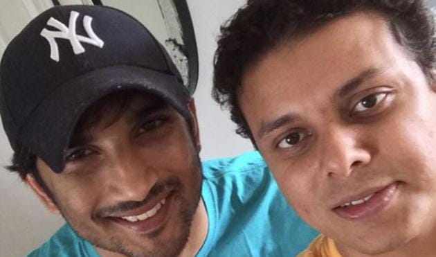 Sushant Singh Rajput with his brother-in-law Vishal Kirti.