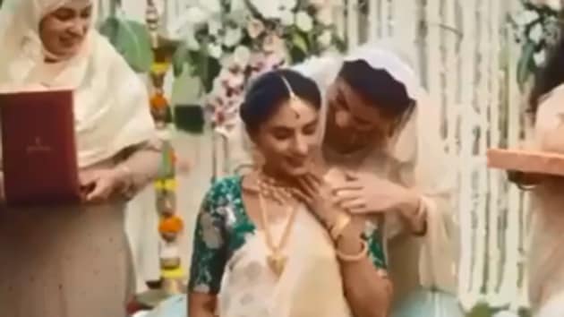 Tanishq ad was removed following a backlash on Social media.(Screengrab)