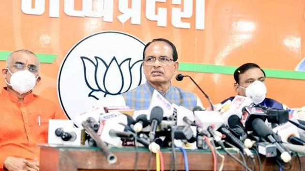 Three people have been booked in connection with the crime, said police. (Photo @ChouhanShivraj) Three people have been booked in connection with the crime, said police. (Photo @ChouhanShivraj)