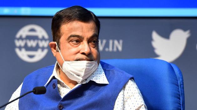 Union minister of road transport and highways Nitin Gadkari during a media briefing in New Delhi.(Mohd Zakir/HT File Photo) Union minister of road transport and highways Nitin Gadkari during a media briefing in New Delhi.(Mohd Zakir/HT File Photo)