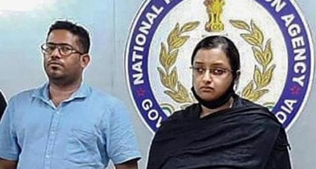 Twoof teh main accused in the Kerala gold smuggling case Swapna Suresh and Sandeep Nair were denied bail. (PTI) Twoof teh main accused in the Kerala gold smuggling case Swapna Suresh and Sandeep Nair were denied bail. (PTI)