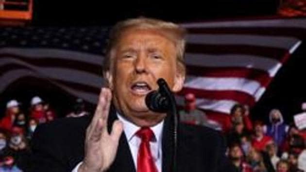 Donald Trump said there was a chance of getting a Covid-19 stimulus package passed before the November 3 presidential elections, though hopes for a deal have dimmed. (REUTERS) Donald Trump said there was a chance of getting a Covid-19 stimulus package passed before the November 3 presidential elections, though hopes for a deal have dimmed. (REUTERS)