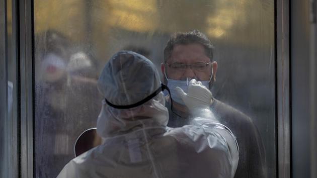 Assuming a rural population of 850 million and an urban of 450 million, and taking the rural infection rate as 6.25%, the weighted infection rate for the country is around 12%(AP Photo) Assuming a rural population of 850 million and an urban of 450 million, and taking the rural infection rate as 6.25%, the weighted infection rate for the country is around 12%(AP Photo)