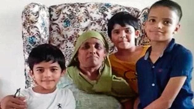 Ryan International School, Gurugram students celebrating Grandparents’ Day. (HT) Ryan International School, Gurugram students celebrating Grandparents’ Day. (HT)
