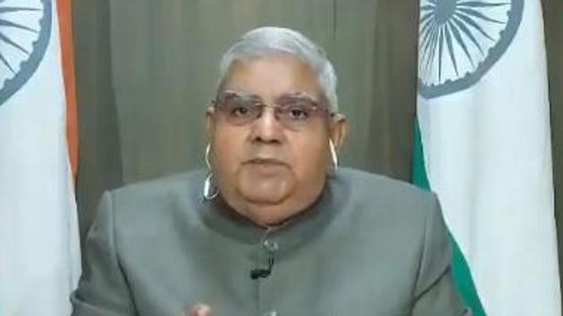 File photo of West Bengal Governor Jagdeep Dhankhar. (Videograb) File photo of West Bengal Governor Jagdeep Dhankhar. (Videograb)
