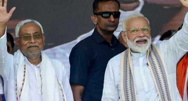 The PM will be holding 12 rallies in Bihar, including the seats in Samastipur, where the JD(U) wants him to campaign to limit the impact of Lok Janshakti Party (LJP). Samastipur is considered the stronghold of the LJP.(PTI photo)