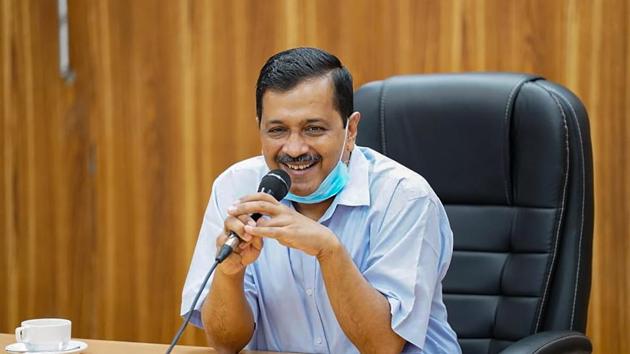 Delhi chief minister Arvind Kejriwal at a meeting on October 14. (PTI) Delhi chief minister Arvind Kejriwal at a meeting on October 14. (PTI)