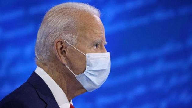 Presidential candidate Joe Biden promised to repeal President Donald Trump’s ‘Muslim ban’ if he is elected(REUTERS)