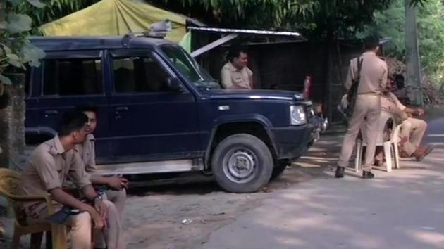 Police said both the parties shouted slogans during the meeting and one person opened fire in which the 46-year-old was killed. (ANI photo) Police said both the parties shouted slogans during the meeting and one person opened fire in which the 46-year-old was killed. (ANI photo)