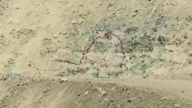 The site of the launch of blasting of the Zojila tunnel in Ganderbal district. (ANI Photo) The site of the launch of blasting of the Zojila tunnel in Ganderbal district. (ANI Photo)