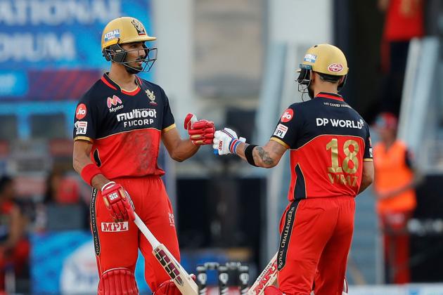 Devdutt Padikkal and AB de Villiers.