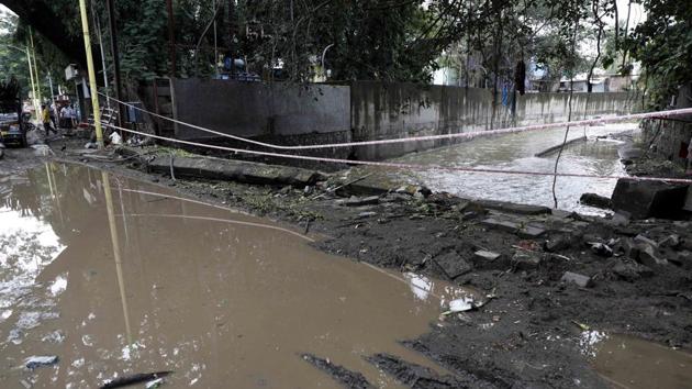 Arnyeshwar in Sahakarnagar in Pune, India, on Friday, October 16, 2020. Apart from Katraj, Sahakarnagar, Bibvewadi and Dhankawdi, suburbs like Wagholi, Undri, Mohammadwadi, Ahmednagar road, Vishrantwadi, Phulenagar, Mundhwa, Hadapsar and Wanowrie areas have experienced flash floods in the past one year.(Rahul Raut/HT)