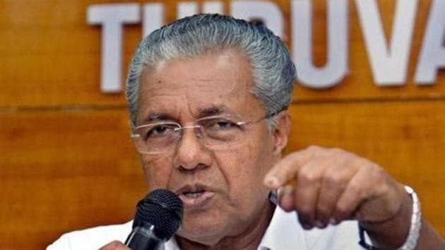Kerala CM Pinarayi Vijayan addressing the press in Thiruvananthapuram. (PTI File Photo) Kerala CM Pinarayi Vijayan addressing the press in Thiruvananthapuram. (PTI File Photo)