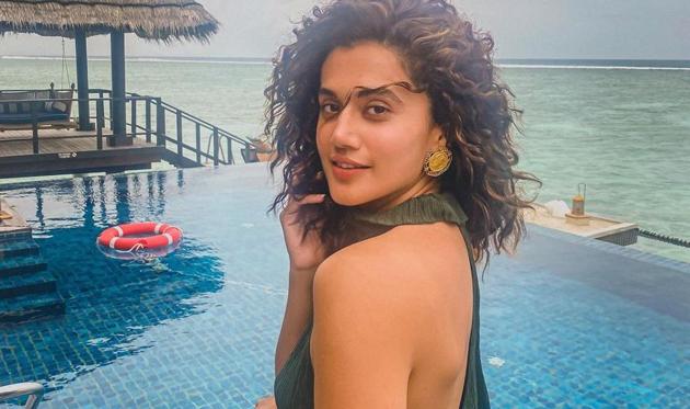 Taapsee Pannu was vacationing in Maldives earlier this month. Taapsee Pannu was vacationing in Maldives earlier this month.