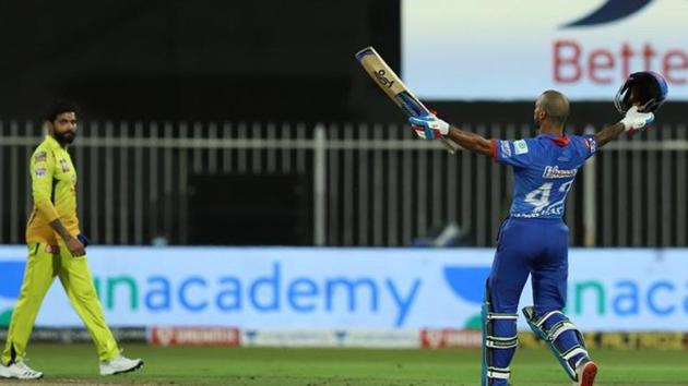 Photo of Shikhar Dhawan, Ravindra Jadeja from 34th IPL 2020 match between DC & CSK (IPL/Twitter) Photo of Shikhar Dhawan, Ravindra Jadeja from 34th IPL 2020 match between DC & CSK (IPL/Twitter)