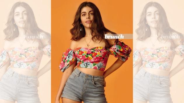 Alaya says social media follower count matters in brand collaborations and film promotions. On her: Top, The Pink Porcupine; shorts, Bershka; necklaces, Bansri Mehta Design; earrings, H&M(Subi Samuel)
