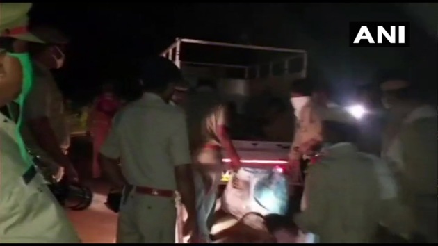 Police officials said that the accident site was approximately 40 kilometres away from the district headquarters (ANI Photo) Police officials said that the accident site was approximately 40 kilometres away from the district headquarters (ANI Photo)