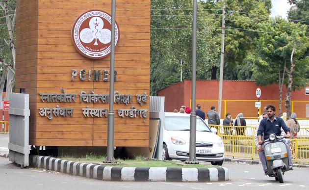 On an average, 1,800-2,500 patients reached out through teleconsultation on a daily basis, and PGIMER has provided OPD consultation to almost 4 lakh patients since May 19. (HT FILE) On an average, 1,800-2,500 patients reached out through teleconsultation on a daily basis, and PGIMER has provided OPD consultation to almost 4 lakh patients since May 19. (HT FILE)