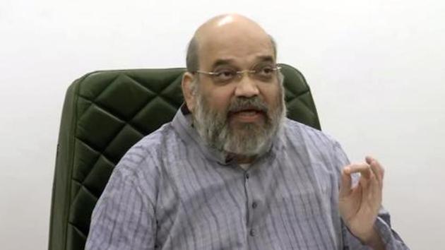 Union home minister Amit Shah is seen in this file photo. Shah has said the government is taking all possible military and diplomatic steps to resolve the ongoing border standoff in Ladakh with China.(ANI Photo) Union home minister Amit Shah is seen in this file photo. Shah has said the government is taking all possible military and diplomatic steps to resolve the ongoing border standoff in Ladakh with China.(ANI Photo)