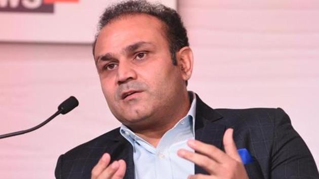 Former cricketer Virender Sehwag during the Hindustan Times Mint-Asia Leadership Summit.