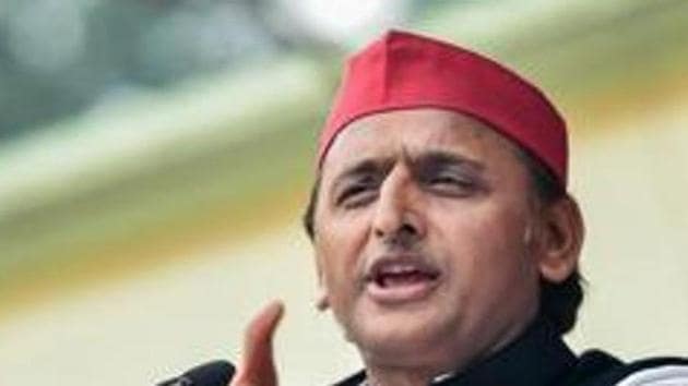 File photo: Samajwadi Party chief Akhilesh Yadav.(PTI)