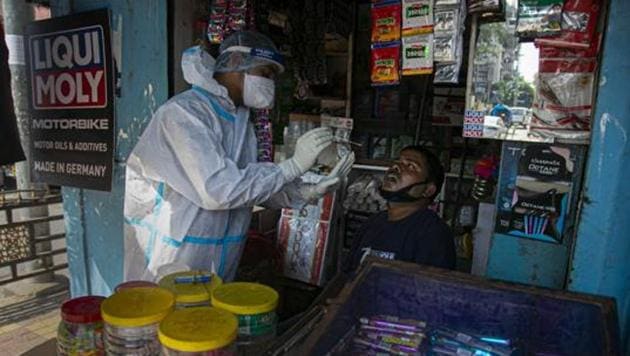 Uttarakhand has so far tested over 9.02 lakh samples for coronavirus of which results of over 13,700 are awaited. (Image used for representation). (AP PHOTO.) Uttarakhand has so far tested over 9.02 lakh samples for coronavirus of which results of over 13,700 are awaited. (Image used for representation). (AP PHOTO.)