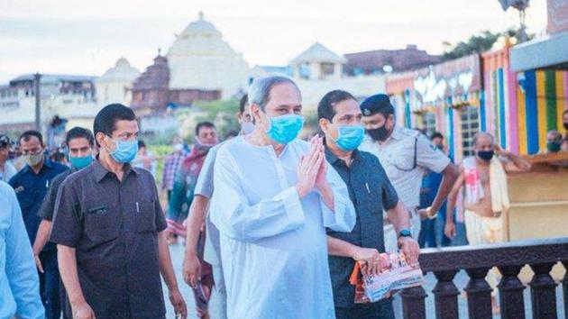 The move to have a special law for Lingaraj temple came after chief minister Naveen Patnaik’s tour to Puri on Saturday to take stock of the <span class='webrupee'>?</span>3,200 crore package for infrastructure development of the temple town. (Photo @Naveen_Odisha)