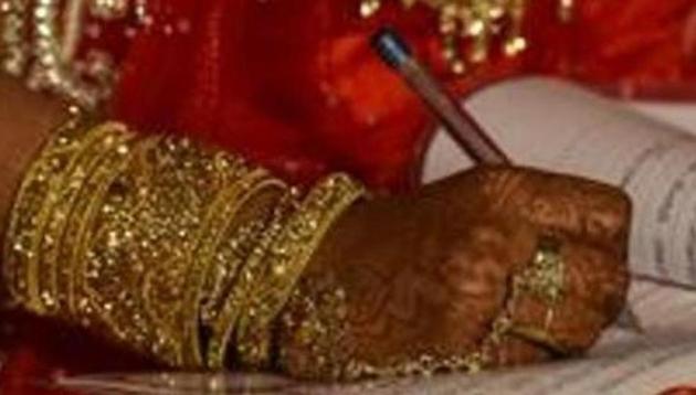 There were four important ‘muhurats’ in April, but those timing slots could not be utilised by the couples and their families due to the lockdown restrictions. (Hindustan Times) There were four important ‘muhurats’ in April, but those timing slots could not be utilised by the couples and their families due to the lockdown restrictions. (Hindustan Times)