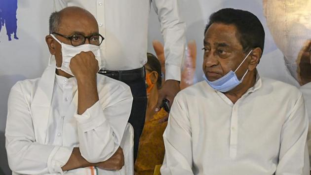 The National Commission for Women has sought an explanation from former chief minister of Madhya Pradesh and Congress leader Kamal Nath over alleged derogatory remarks against a woman minister.(PTI PHOTO.) The National Commission for Women has sought an explanation from former chief minister of Madhya Pradesh and Congress leader Kamal Nath over alleged derogatory remarks against a woman minister.(PTI PHOTO.)