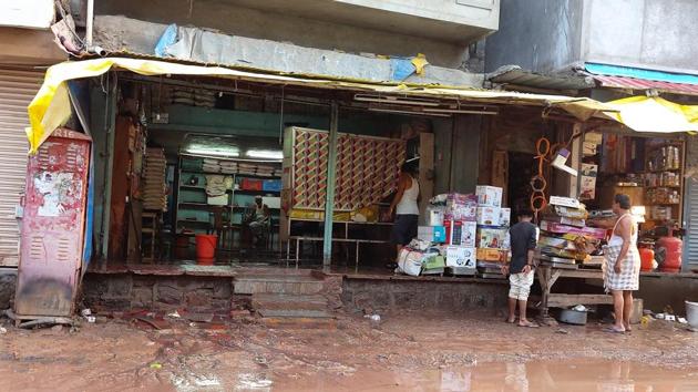 Most of the traders and shop owners had started preparations for Diwali and filled up goods at their shops. (HT PHOTO) Most of the traders and shop owners had started preparations for Diwali and filled up goods at their shops. (HT PHOTO)