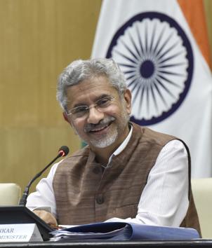 External Affairs Minister S Jaishankar. In his new book, he writes that “This is a time to engage America, manage China, cultivate Europe, reassure Russia, bring Japan into play.” (Sanjeev Verma/HT PHOTO) External Affairs Minister S Jaishankar. In his new book, he writes that “This is a time to engage America, manage China, cultivate Europe, reassure Russia, bring Japan into play.” (Sanjeev Verma/HT PHOTO)