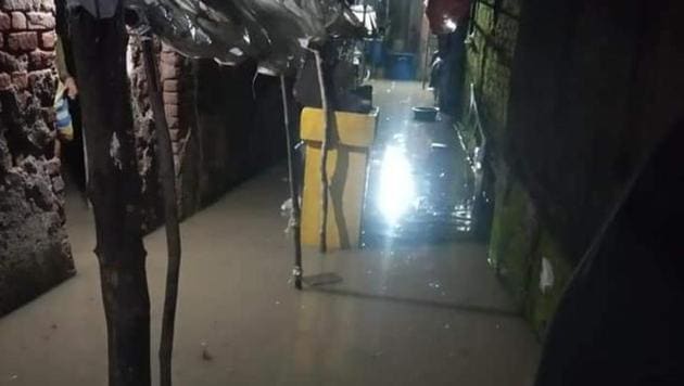 Flooded homes at Kunde village early Monday morning. (Sanman Patil, Kunde village resident) Flooded homes at Kunde village early Monday morning. (Sanman Patil, Kunde village resident)