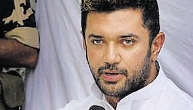 Lok Janshakti Party leader Chirag Paswan.(Hindustan Times)