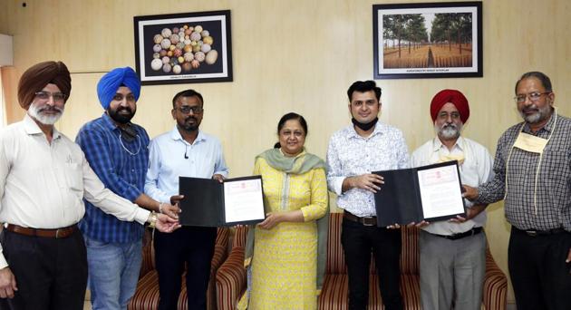 Punjab Agricultural University inks a pact Gujarat. (HT PHOTO) Punjab Agricultural University inks a pact Gujarat. (HT PHOTO)