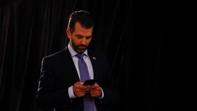 Trump Jr has defended his father’s policies and attacked the Democratic candidates on two core issues -- the Joe Biden family’s links to China and allegations of corruption. His arguments have been well received.(Reuters file photo)