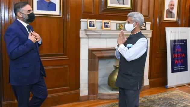 There was no official word from the external affairs ministry on the meeting between S Jaishankar and Noor, and people familiar with developments said that the two leaders discussed the Afghan peace process. (AFGHAN EMBASSY.) There was no official word from the external affairs ministry on the meeting between S Jaishankar and Noor, and people familiar with developments said that the two leaders discussed the Afghan peace process. (AFGHAN EMBASSY.)