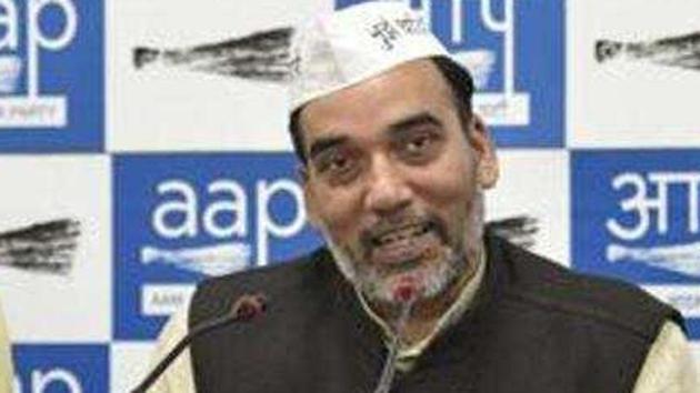 Delhi environment minister Gopal Rai(HT photo) Delhi environment minister Gopal Rai(HT photo)