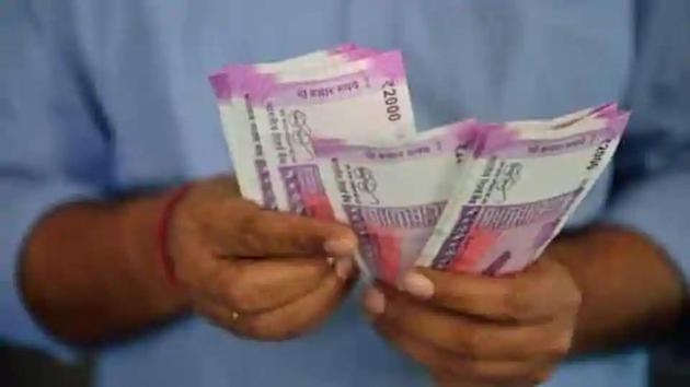 First India on X: Rupee settles 20 paise lower at 73.58