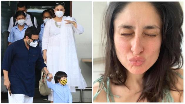 Kareena Kapoor, Saif Ali Khan and their son Taimur are back in Mumbai.