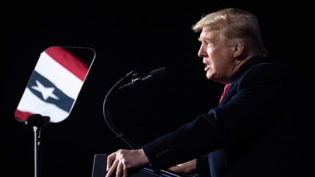 Trump is facing a massive national polling shortage against Biden. (AFP file photo) Trump is facing a massive national polling shortage against Biden. (AFP file photo)
