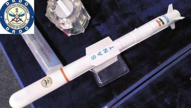 Sant -- being developed by the Defence Research and Development Organisation (DRDO) -- will be launched from a Mi-35 helicopter gunship for the first time in December.(@achyuta_samanta/Twitter Photo) Sant -- being developed by the Defence Research and Development Organisation (DRDO) -- will be launched from a Mi-35 helicopter gunship for the first time in December.(@achyuta_samanta/Twitter Photo)