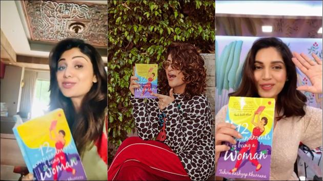 Bhumi Pednekar-Shilpa Shetty laud ‘queen’ Tahira Kashyap’s new book(Instagram/tahirakashyap)