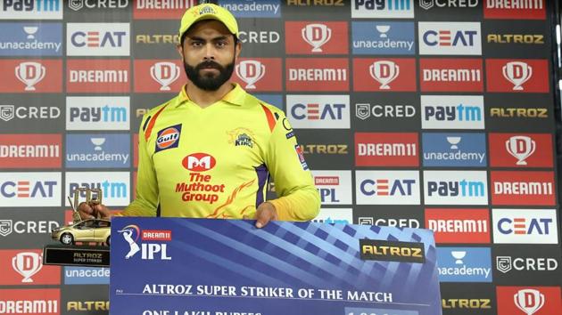 IPL 2020: Ravindra Jadeja and his CSK are not throwing in the towel just yet.(IPL/Twitter)