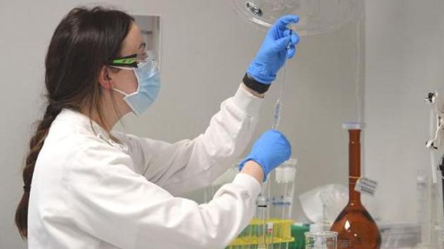 A chemist works at AstraZeneca's headquarters. (Reuters) A chemist works at AstraZeneca's headquarters. (Reuters)