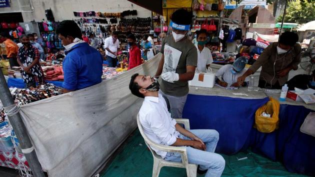 The advisory also allows existing ICMR-approved government and private laboratories for SARS-CoV-2 RT-PCR based testing to be used for this new test. (REUTERS) The advisory also allows existing ICMR-approved government and private laboratories for SARS-CoV-2 RT-PCR based testing to be used for this new test. (REUTERS)