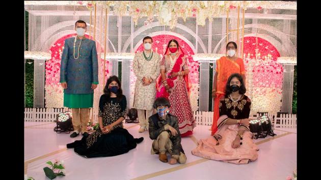 The socially distanced sangeet seems like it’s here to stay. “But despite the restrictions, or maybe because of them, the weddings I’m working now feel a lot more intimate, more emotional,” says Megha Israni, a wedding photographer from Mumbai. (Photo courtesy Megha Israni)