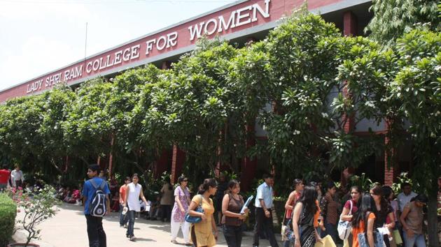 Lady Shri Ram College for women in New Delhi.(Hindustan Times)